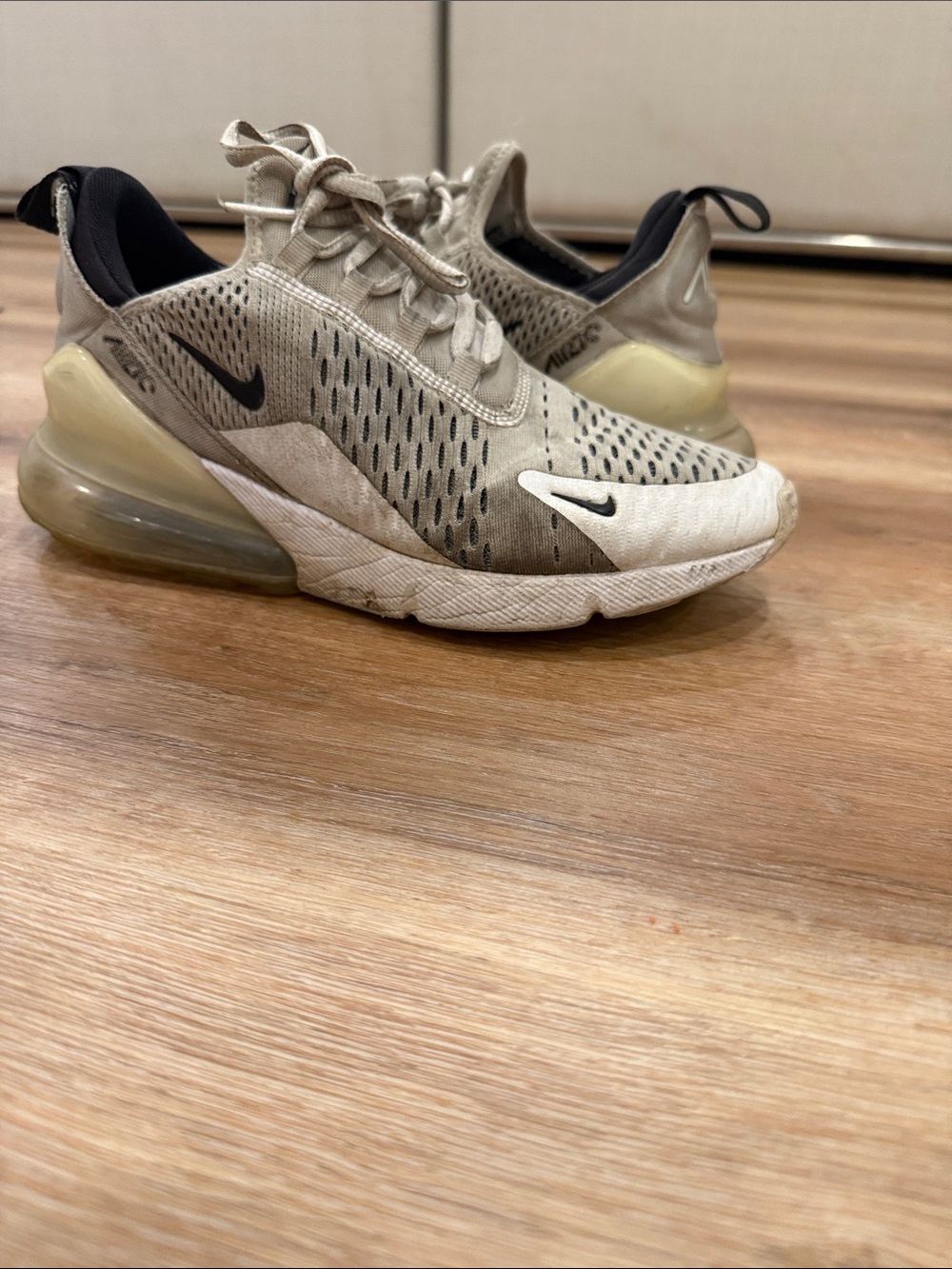 Nike Kids' Tan and Black Air Max Style Sneakers